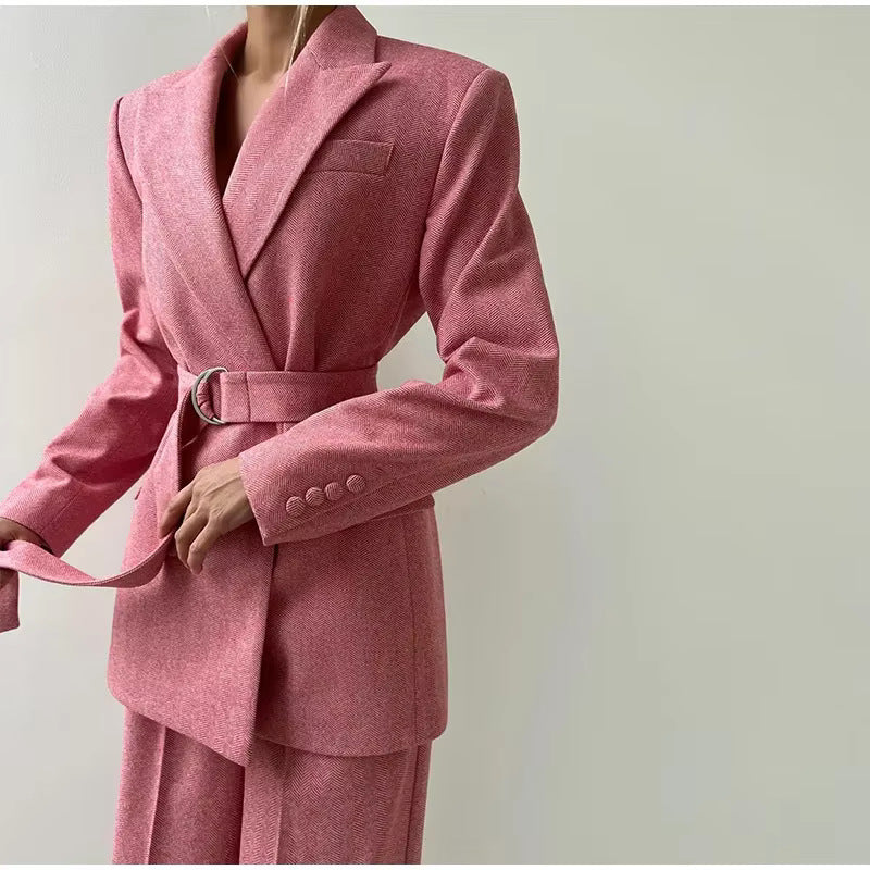 Olivia™ – Driedelig Set met Blazer