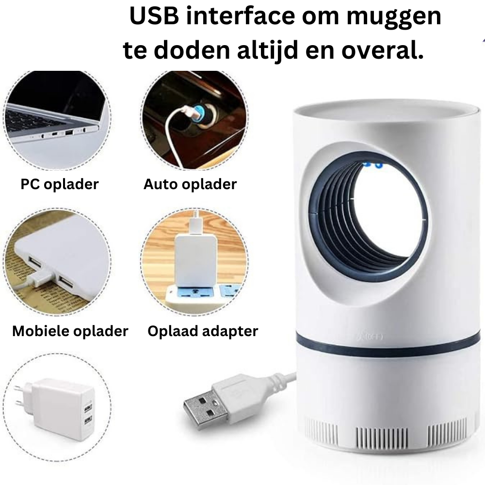 2 voor de prijs van 1! Mosquito Killer Lamp™ - Een eenvoudige oplossing voor het vangen van muggen en vliegen.