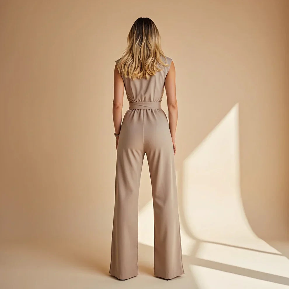 Luna™ | Mouwloze Jumpsuit met Klasse