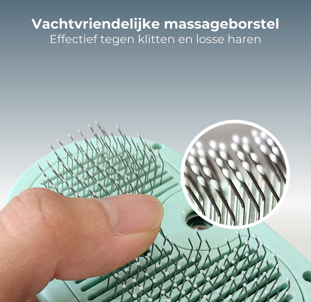 Petclean Pro - Zelfreinigende Stoomborstel voor Huisdieren