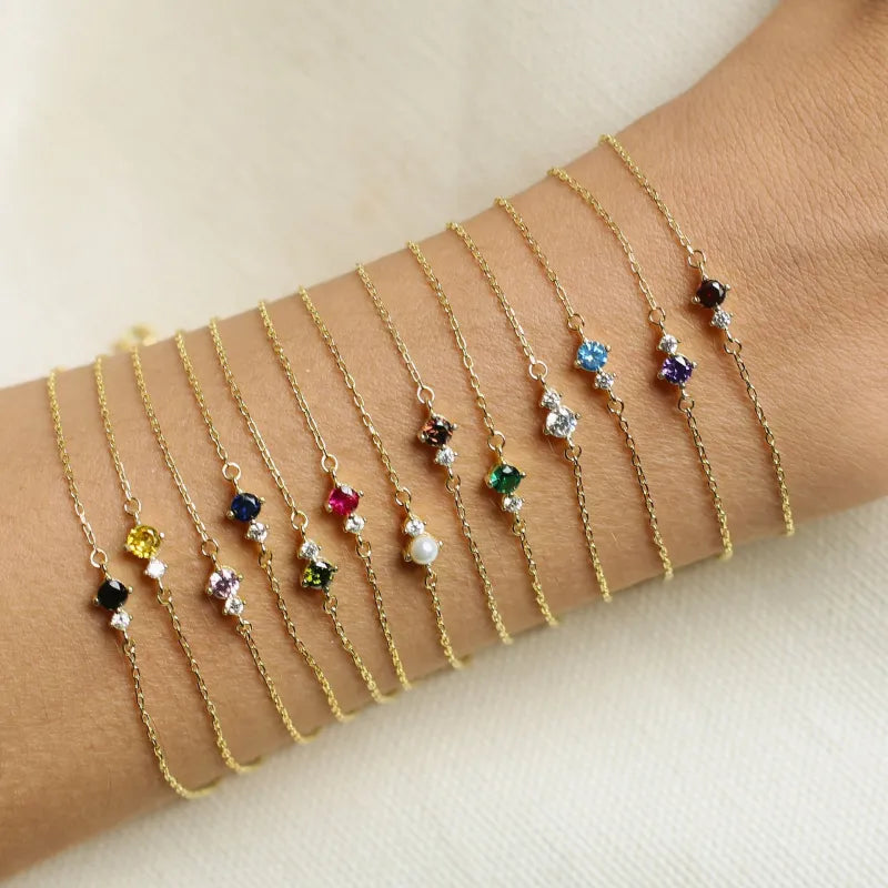 Birthstone Armband - Houd je geliefden altijd dichtbij