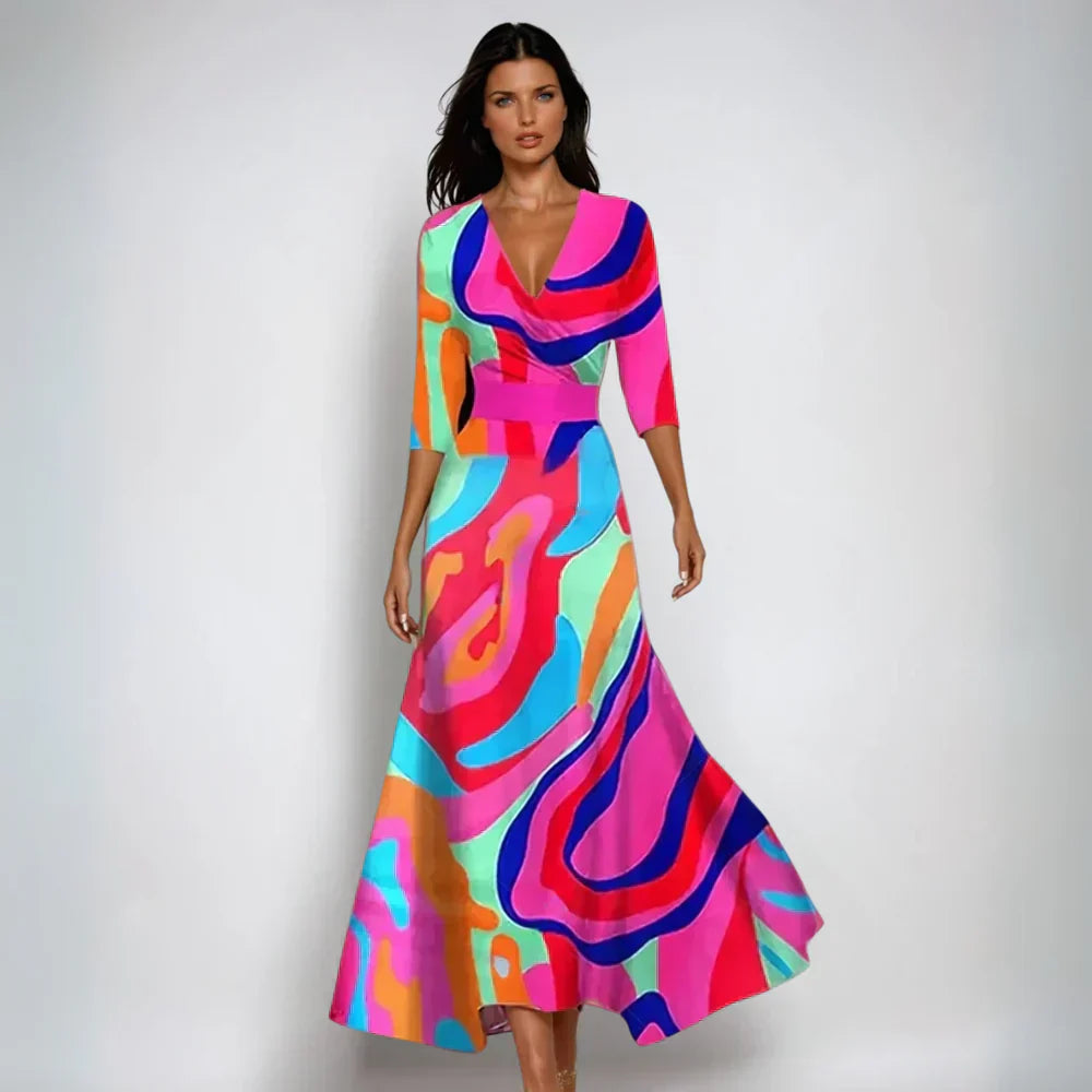 👗Lia-jurk |🌻 Elegante bloemenjurk
