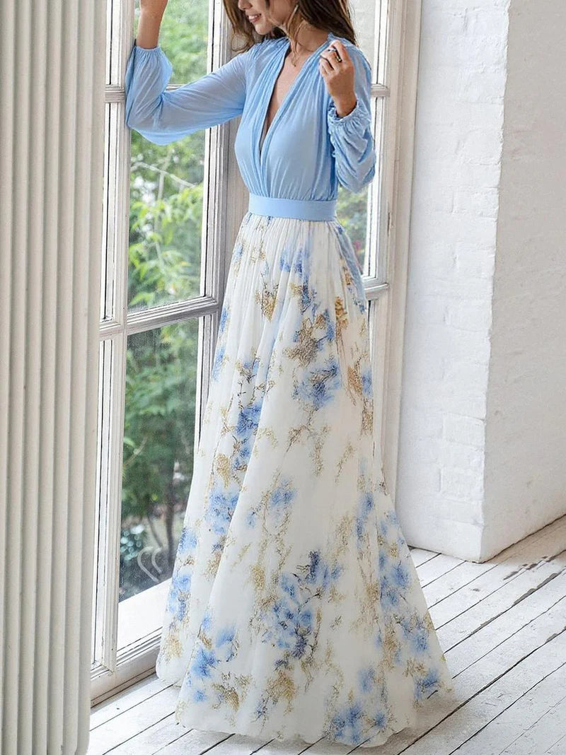 Victoria™  – Maxi-jurk met Luxe Bloemenprint