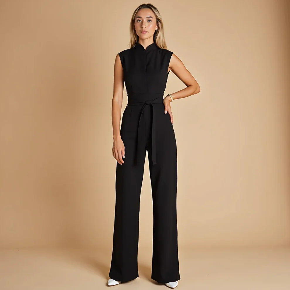 Luna™ | Mouwloze Jumpsuit met Klasse